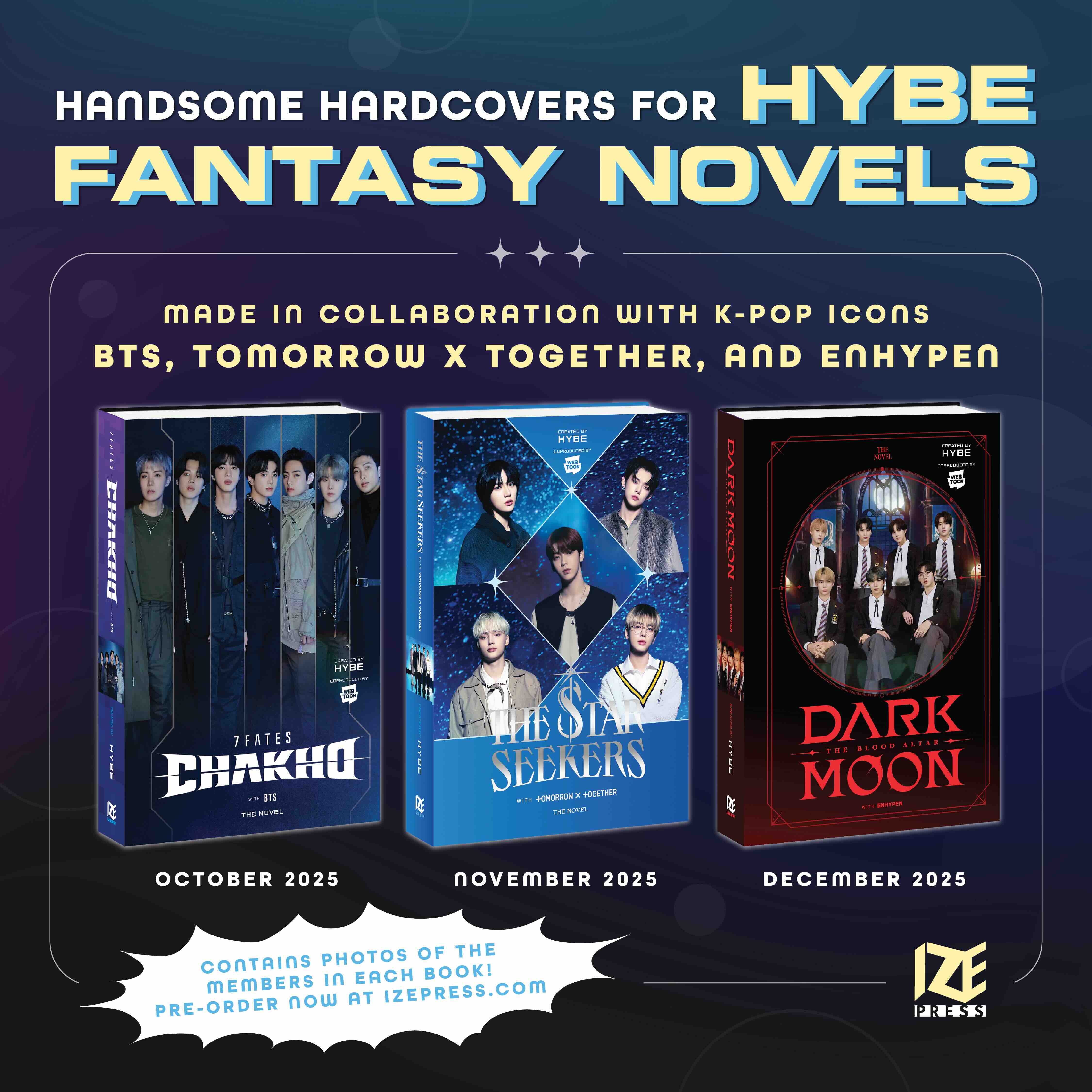 HYBE's Handsome Hardcover Fantasy Novels – Bound for Your Bookshelf